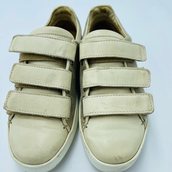 Rag & Bone | Kent Tan Velcro Leather Sneakers - Picture 8 of 10
